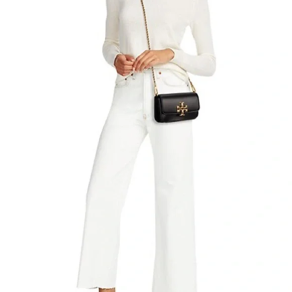 Tory Burch Eleanor phone crossbody in Moose NEW - Picture 6 of 13